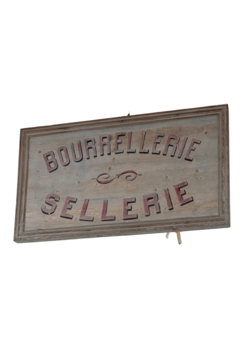 Antique French Saddlery Sign
