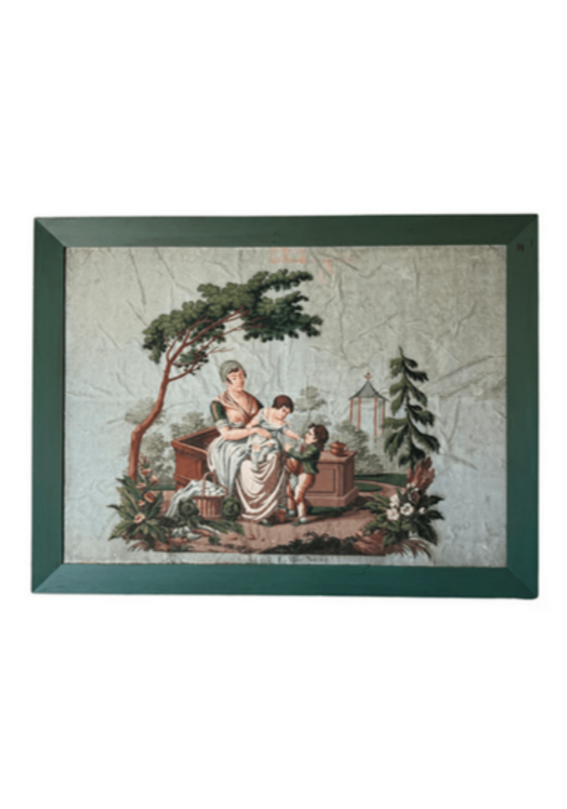 Directoire Era Painting On Paper