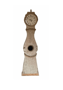 1800-1810 Swedish Clock, from Upsala, Original Finish