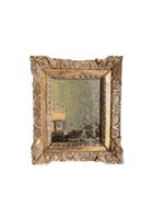 French 18th C Hand Carved Gilt Frame With New Mirror