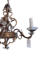 1930 French Crystal and Gilt Chandelier