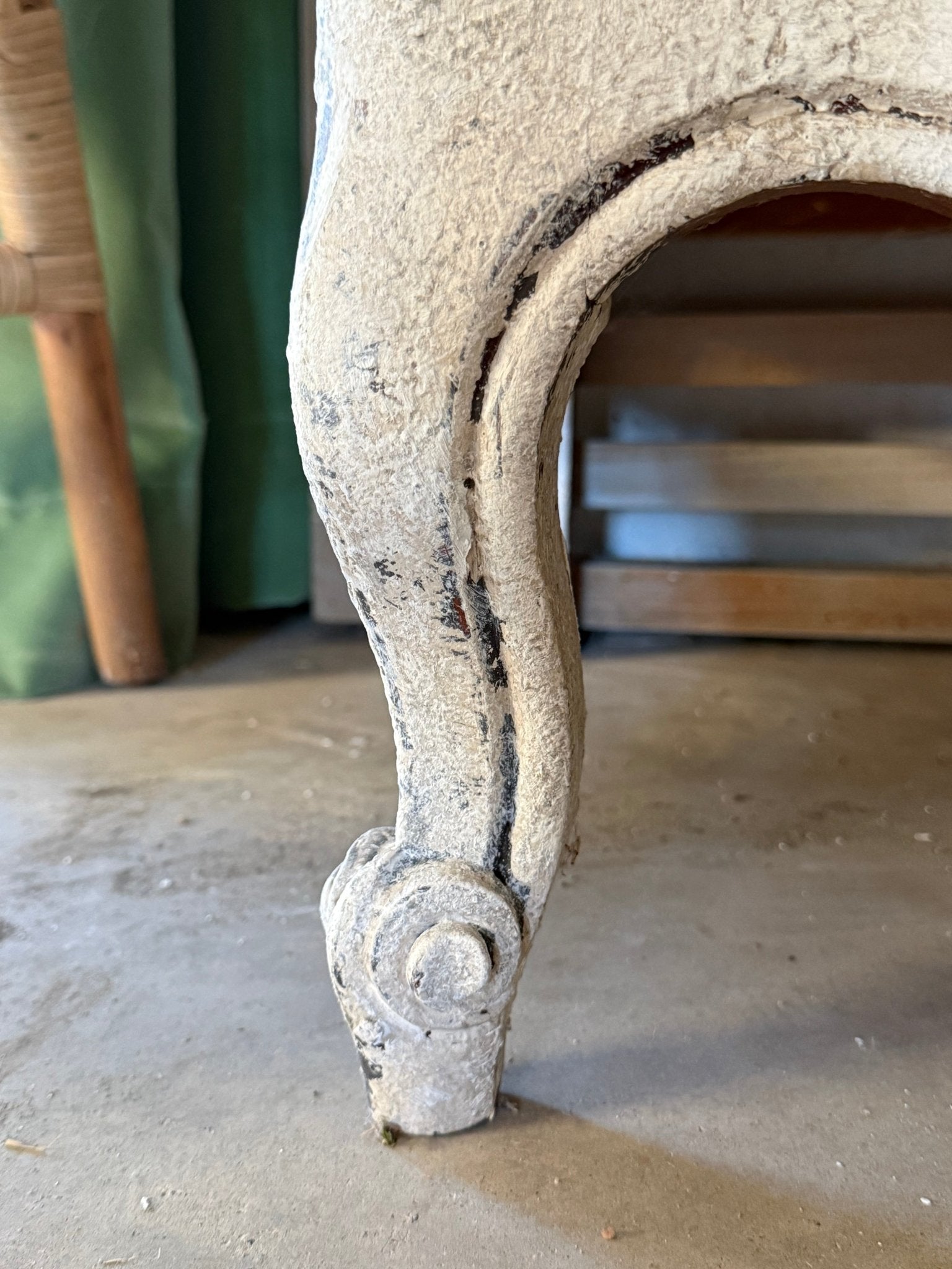 19th C. French Commode, Whitewashed