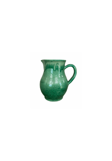 19th C Glazed Green Pitcher from famous St-Jean-de-Vos