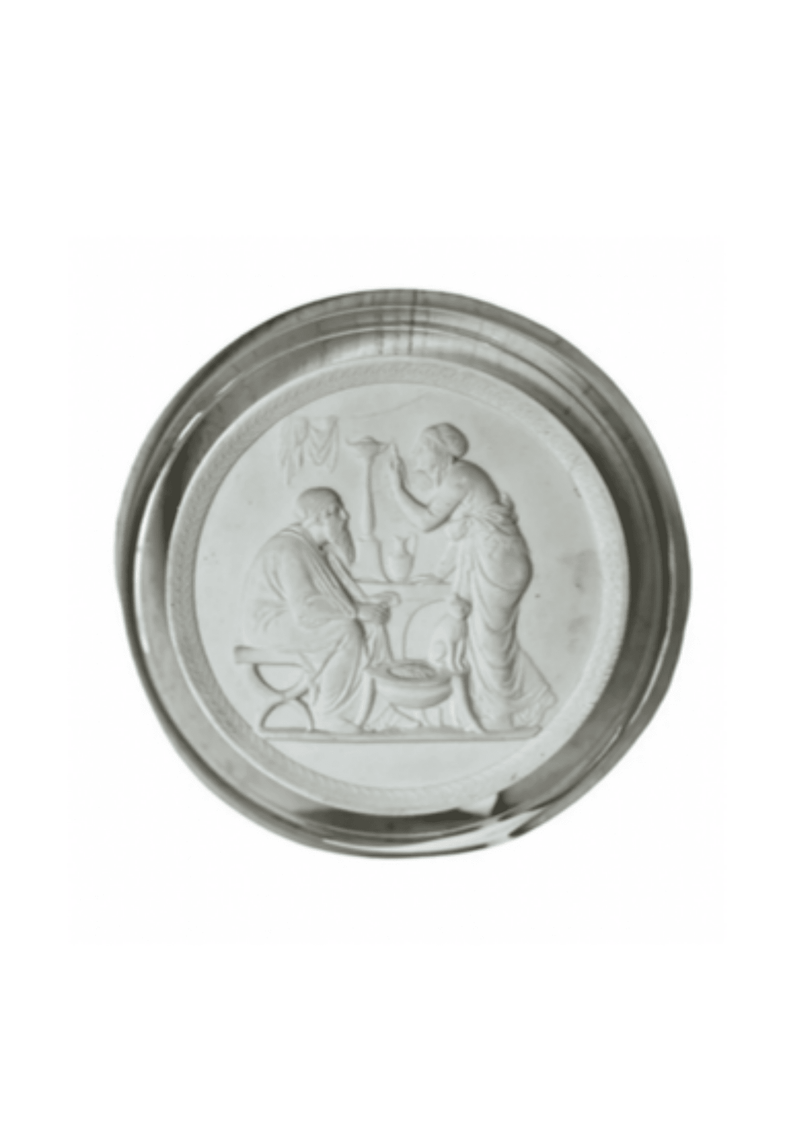 19th C Swedish Intaglio On Acrylic 1