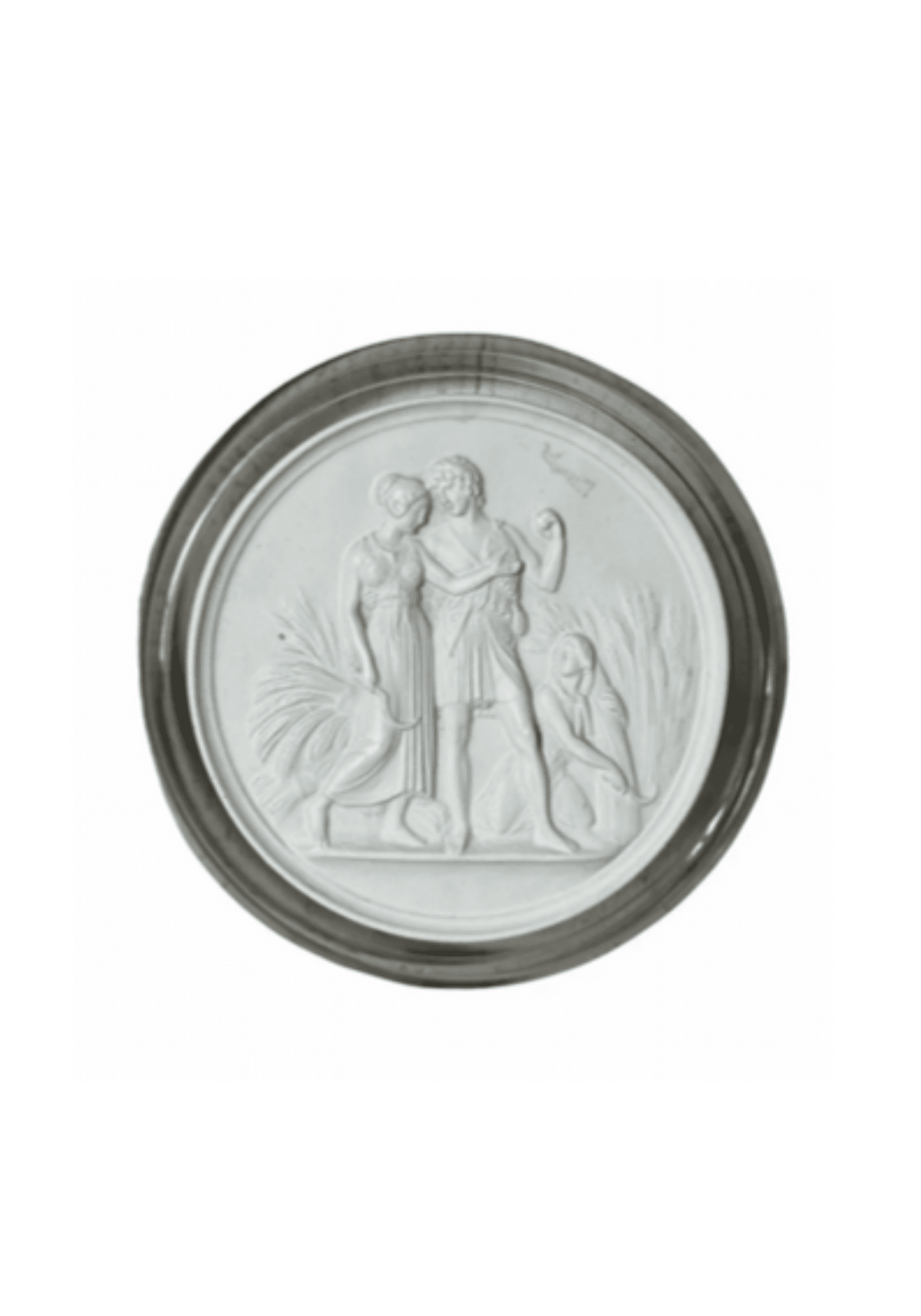 19Th C Swedish Intaglio On Acrylic 2