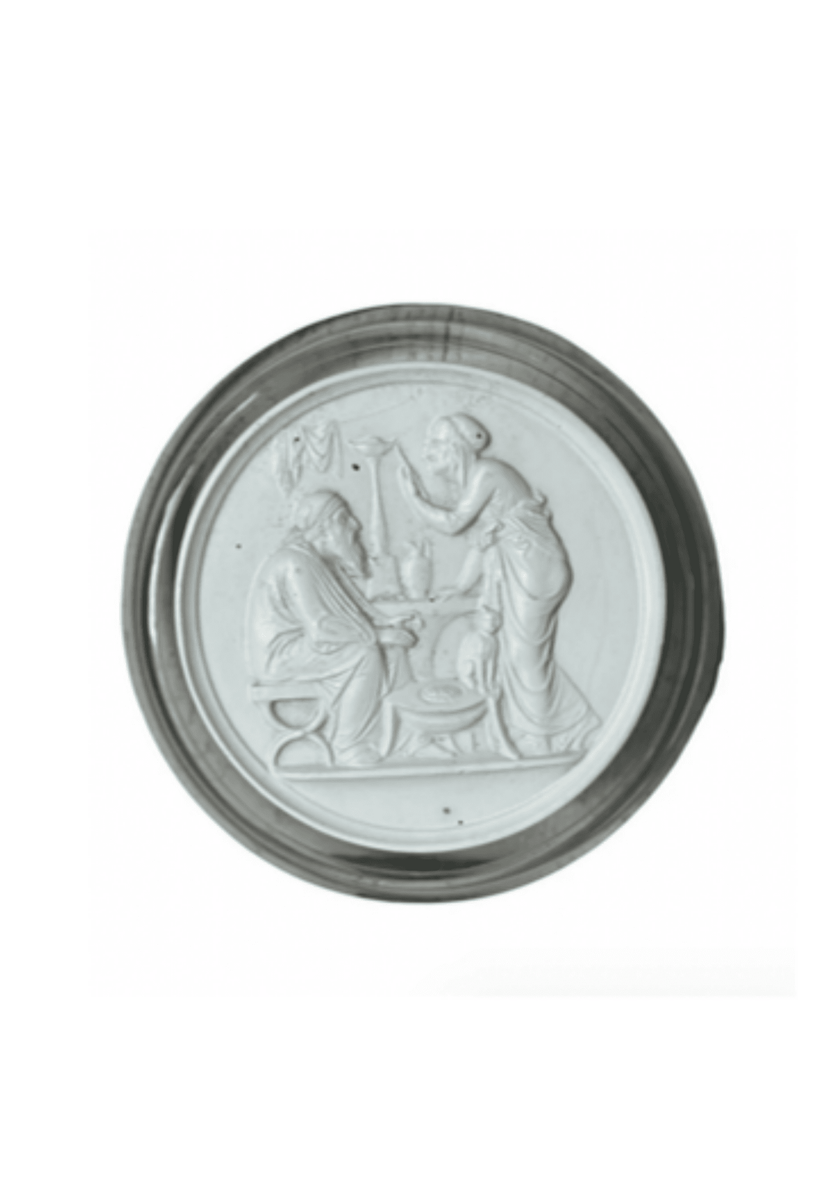 19th C Swedish Intaglio On Acrylic 3