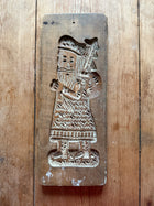 Early 20th-Century Boulangerie Cookie Mold — Father Christmas in Flowing Robes