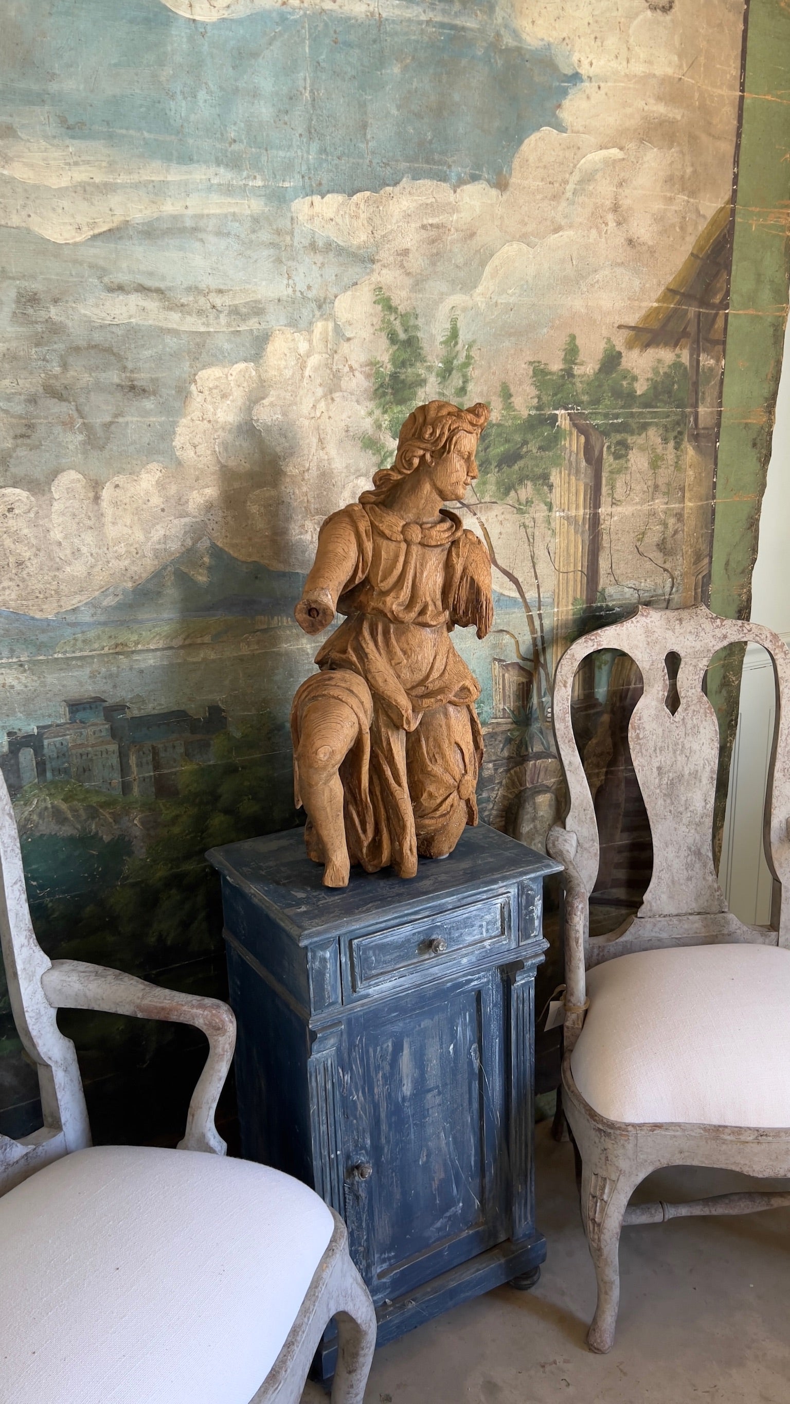 19th C Belgian Allegorical Sculpture