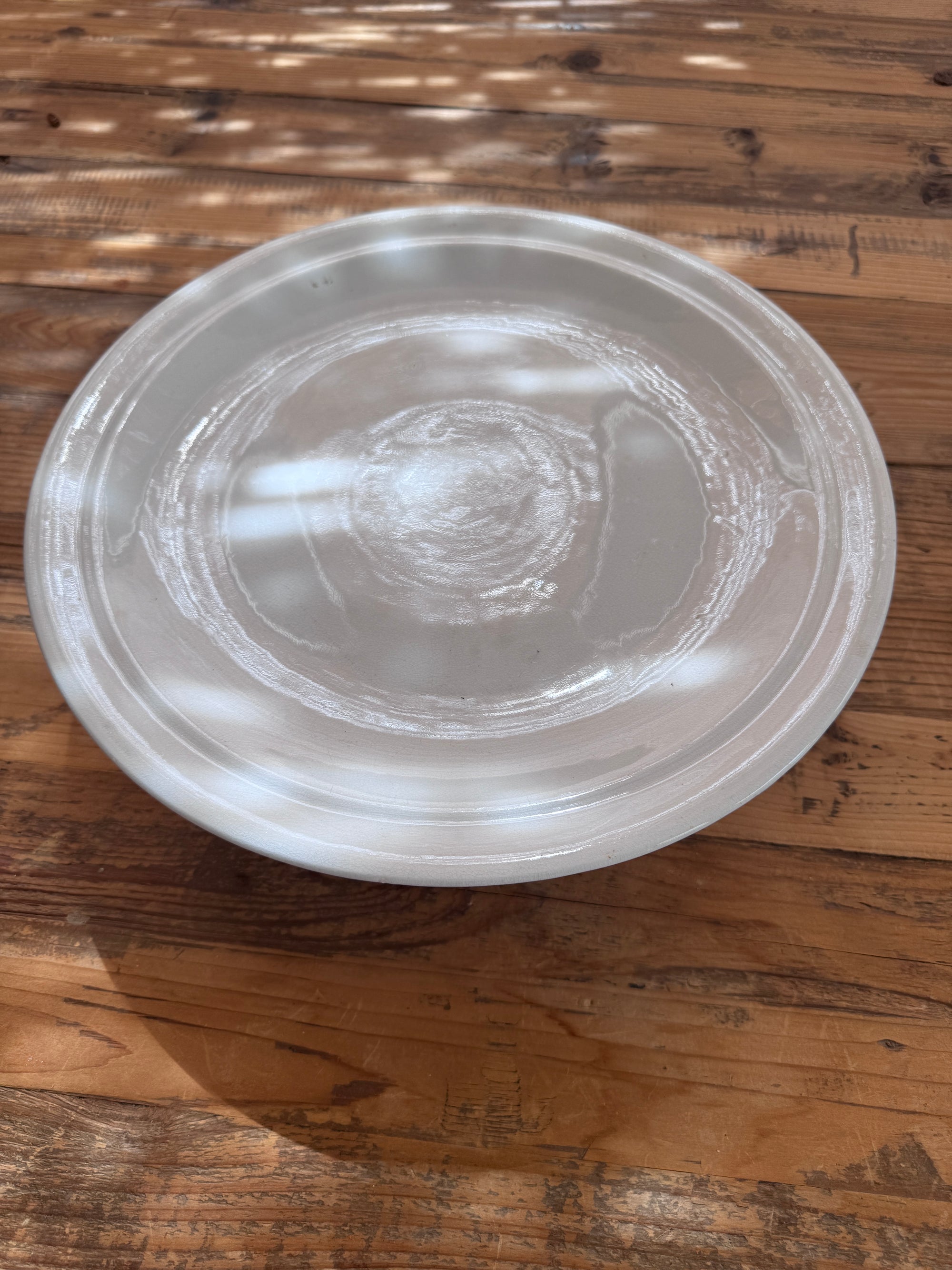 Vintage Belgian Ironstone Cakestands