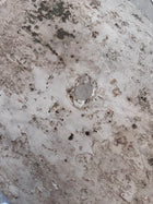 Antique French White Folding Garden Table