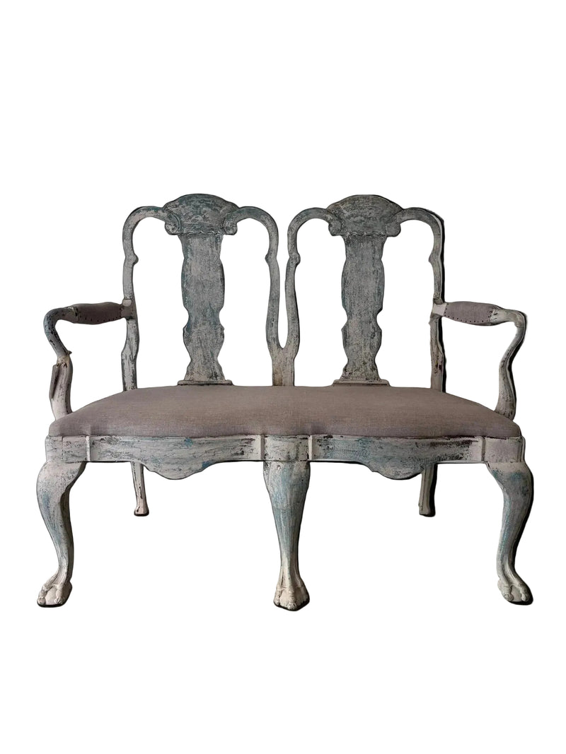 1900's Swedish Gustavian Style Bench