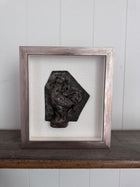 Framed Antique Belgian Chocolatier Rooster Mold