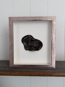 Framed Antique Belgian Chocolatier Chick Mold