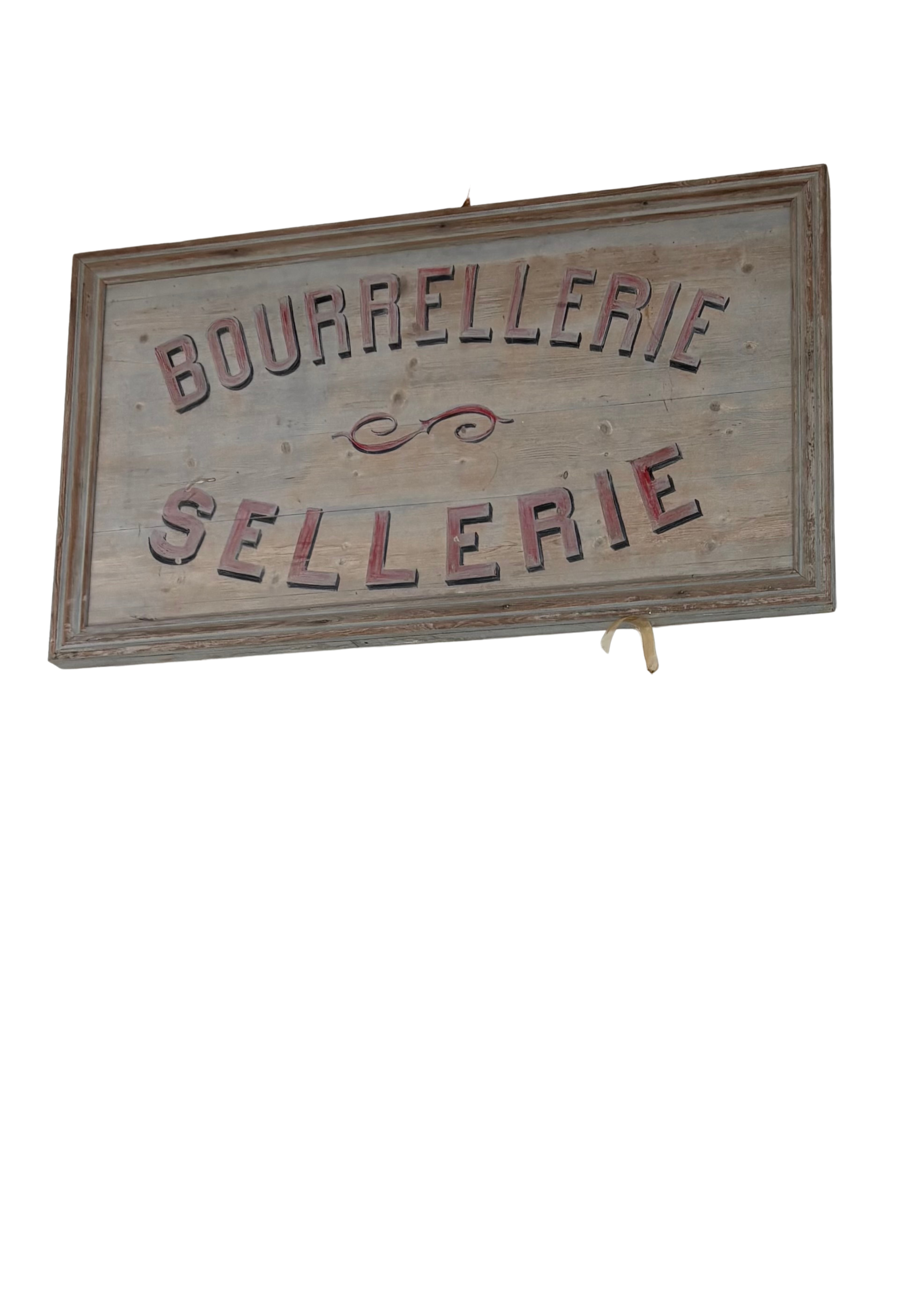 Antique French Saddlery Sign