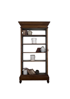 Late 19th C Belgian Faux Bois Bookcase
