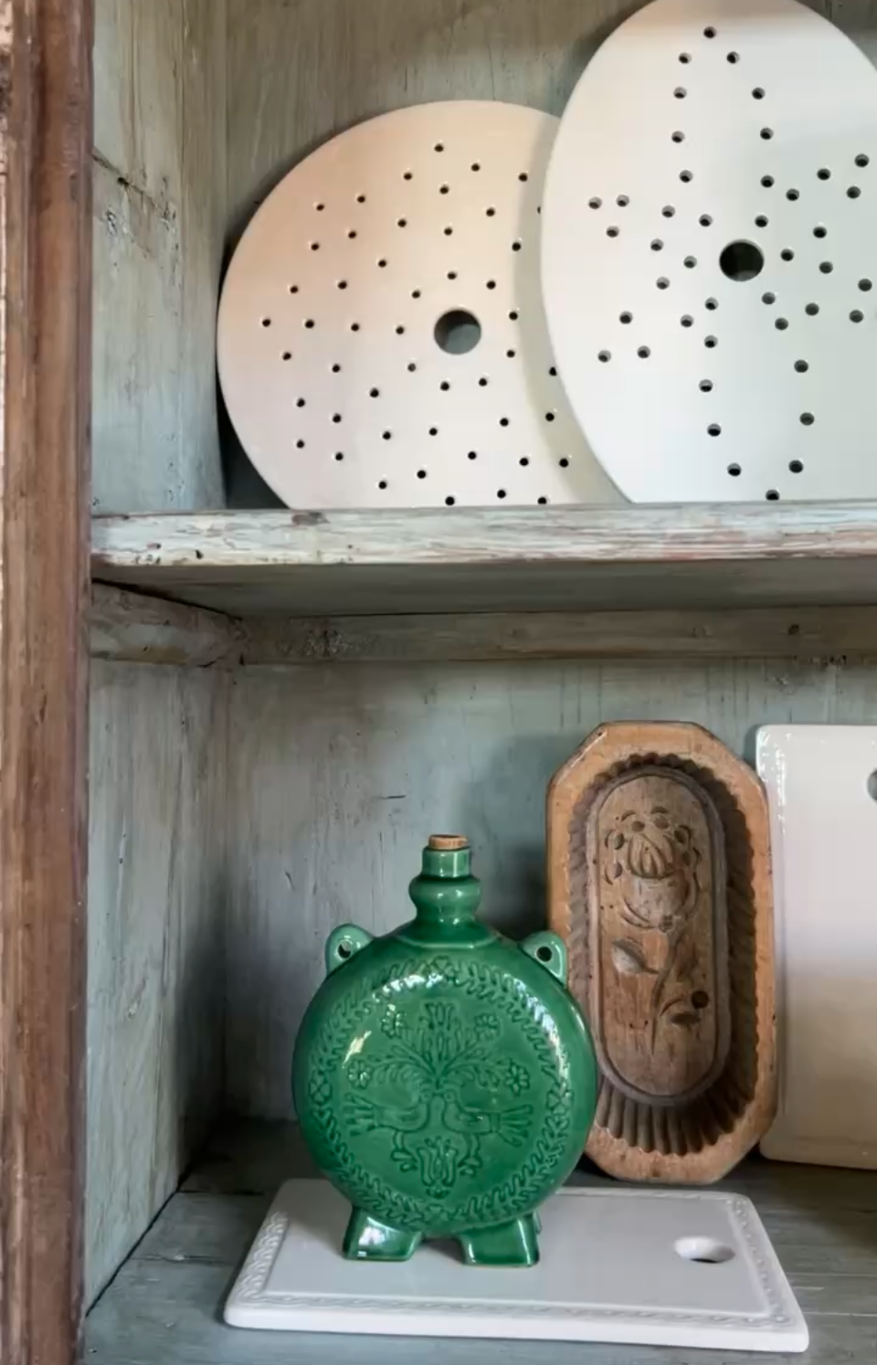 Schryp drink flask Eastern Europe green bottles