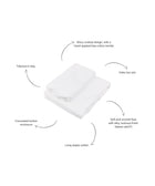 Alexandra Wavy Scalloped Bed Linen Pillowcase Pair