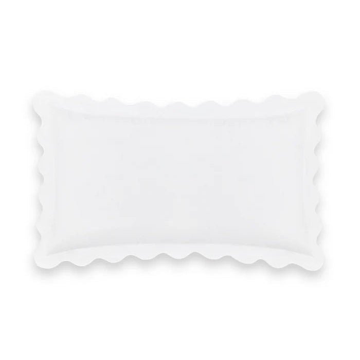 Alexandra Wavy Scalloped Bed Linen Pillowcase Pair