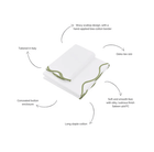 Alexandra Wavy Scalloped Duvet Cover