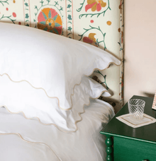 Alexandra Wavy Scalloped Duvet Cover