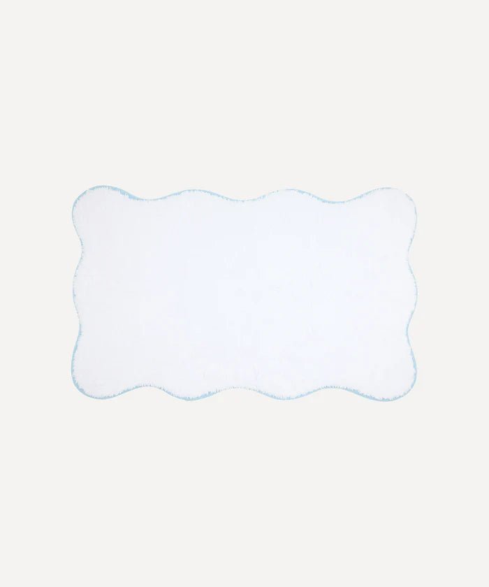 Amelia Scalloped Bath Mat