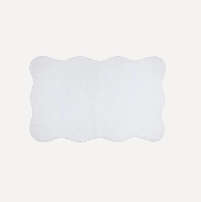 Amelia Scalloped Bath Mat