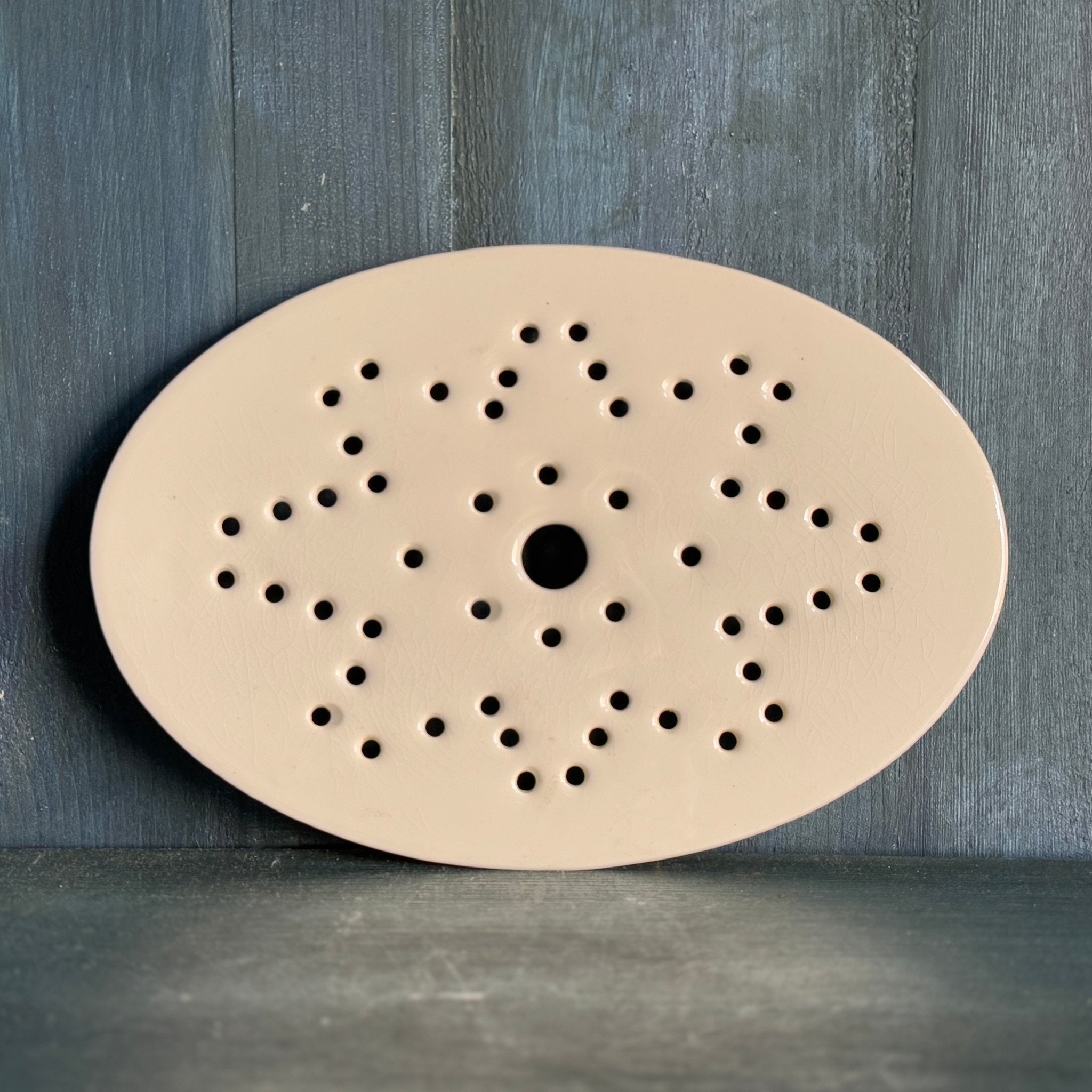 Antique Belgian Ironstone Strainer