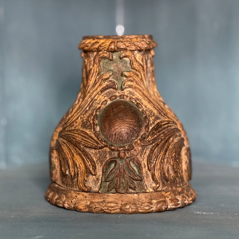 Antique Carved Belgian Decorative Object