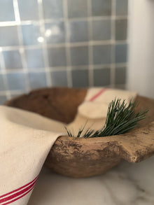 Antique Farmhouse Wood Bowl