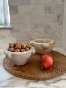 Large Vintage Stone Mortar and Pestle