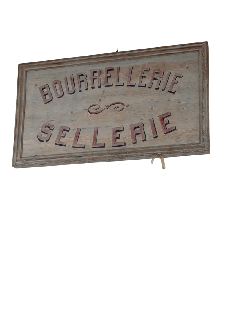 Antique French Saddlery Sign