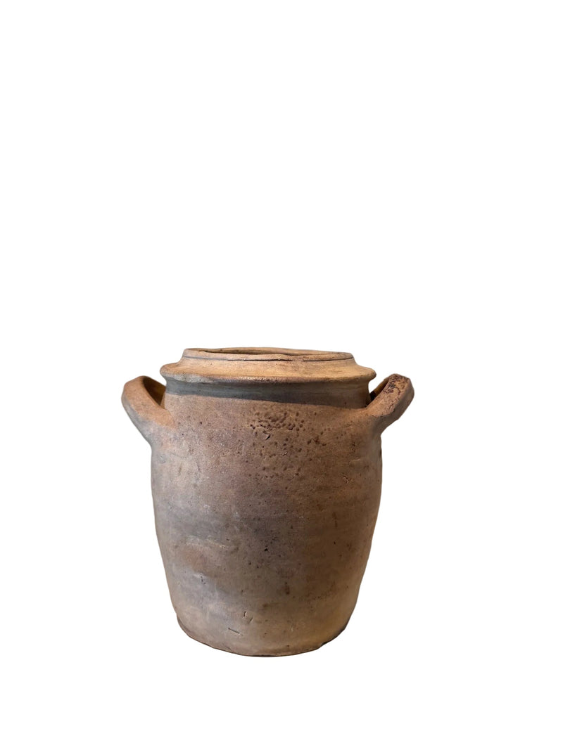 Antique French Teracotta Confit Pot