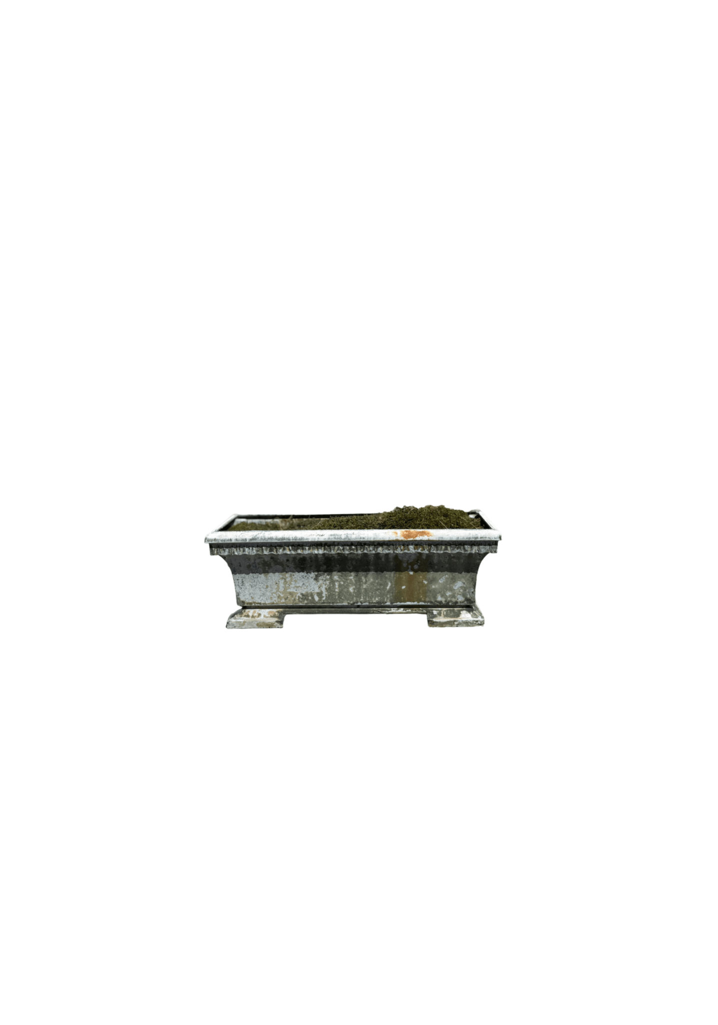 Antique French Verdigris Copper Planter