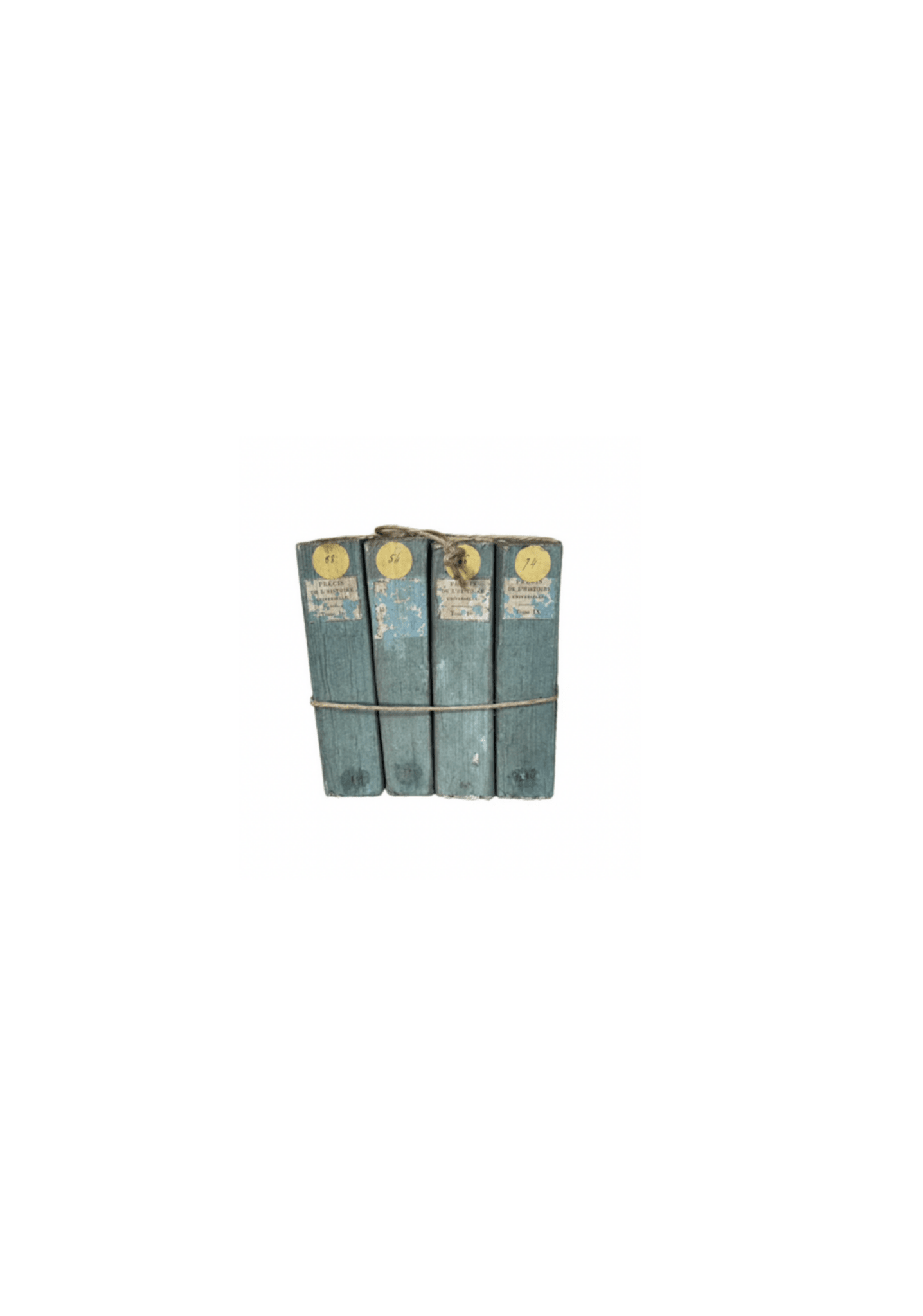 Antique Histoire de France Books, (sets of 4)