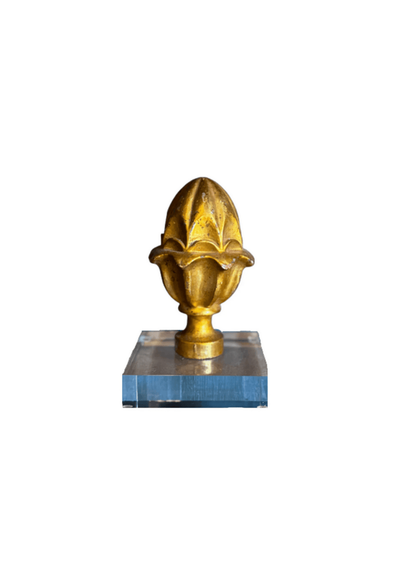 Antique Italian Giltwood Finial
