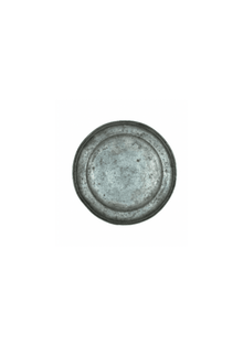 Antique Pewter Charger Plate, Plays de Loire - Large