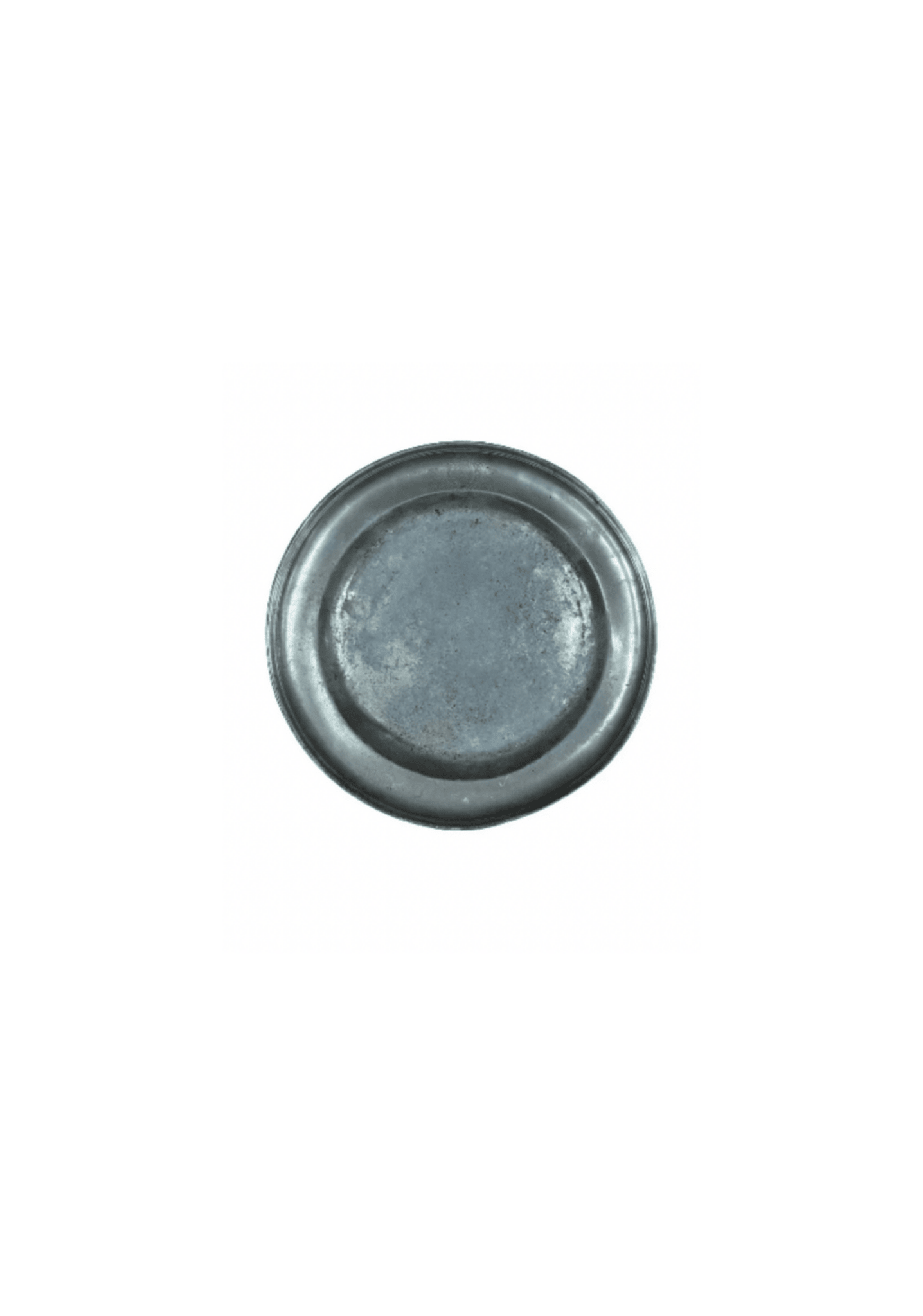 Antique Pewter Charger Plate, Plays de Loire - XL