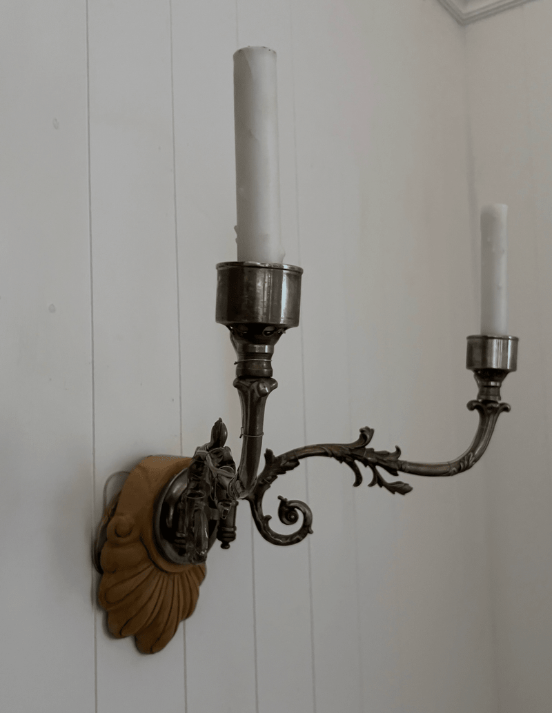 Antique Sheffield Sconces