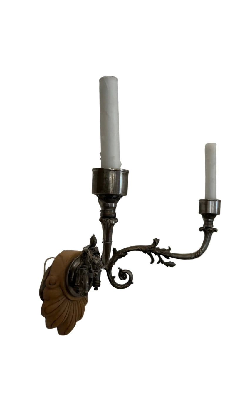 Antique Sheffield Sconces