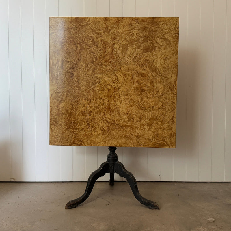 Antique Swedish Bleached Alder Root Tilt-top Table c. 1920