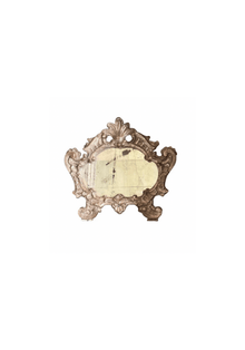 Beautiful 18th C. Silver Gilt Italian Mercury Mirror