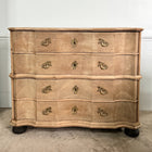 Circa 1800 -1850 Danish Bleached Oak Commode