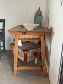 Circa 1880 Auvergne Shepherd's Table in Fir