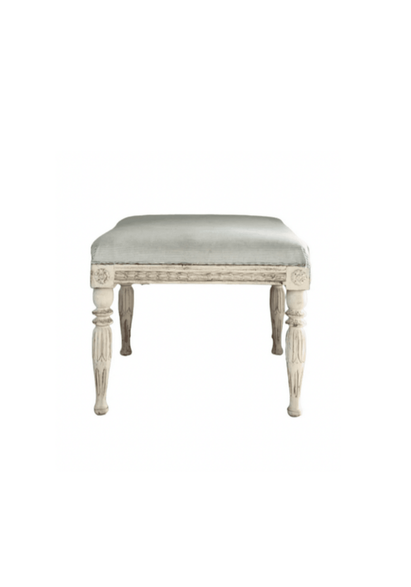 Circa 1880 Swedish Hand Carved Stool