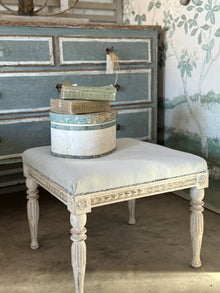 Circa 1880 Swedish Hand Carved Stool