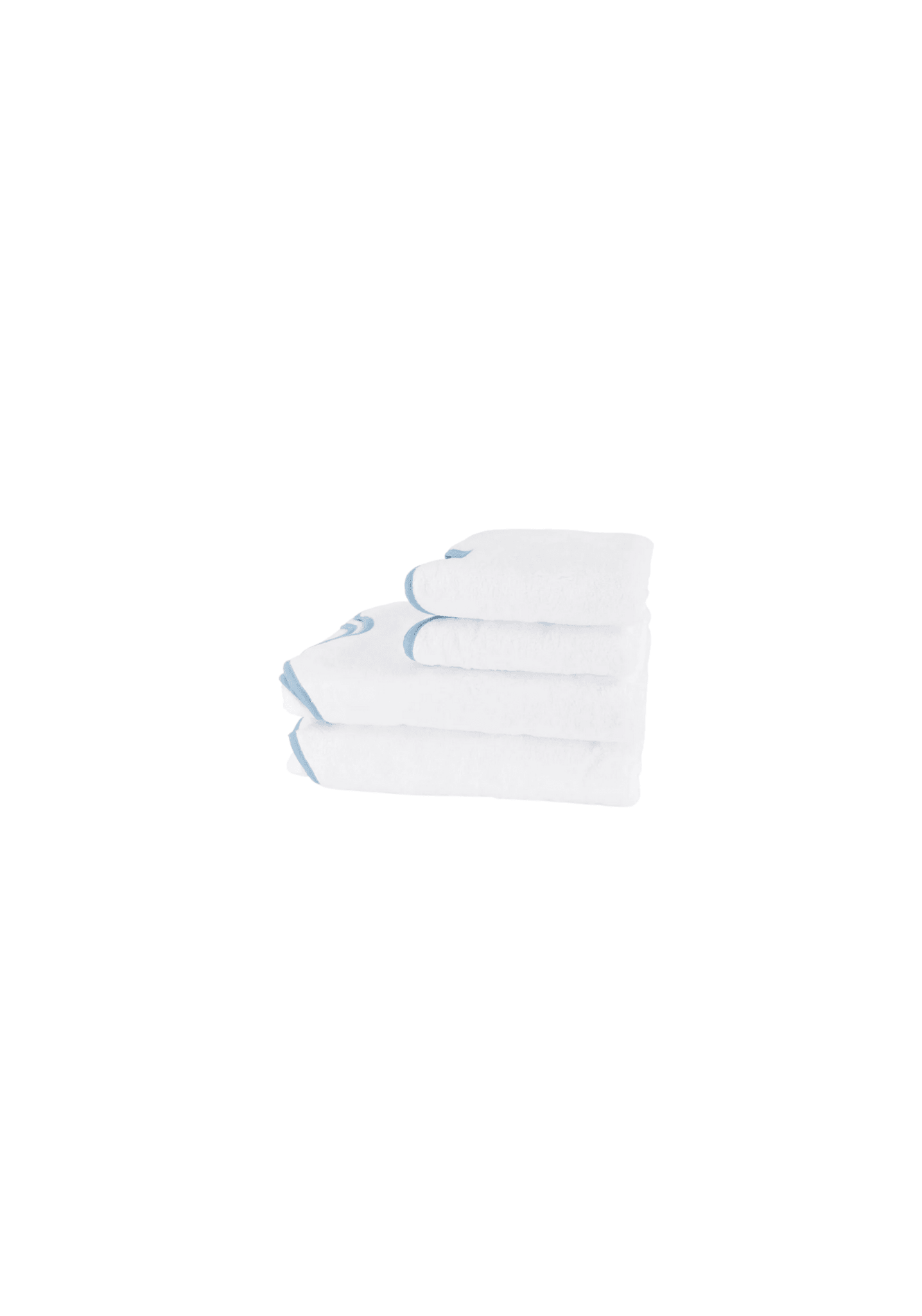 Classic Amelia Scalloped Bath Towels Bundle