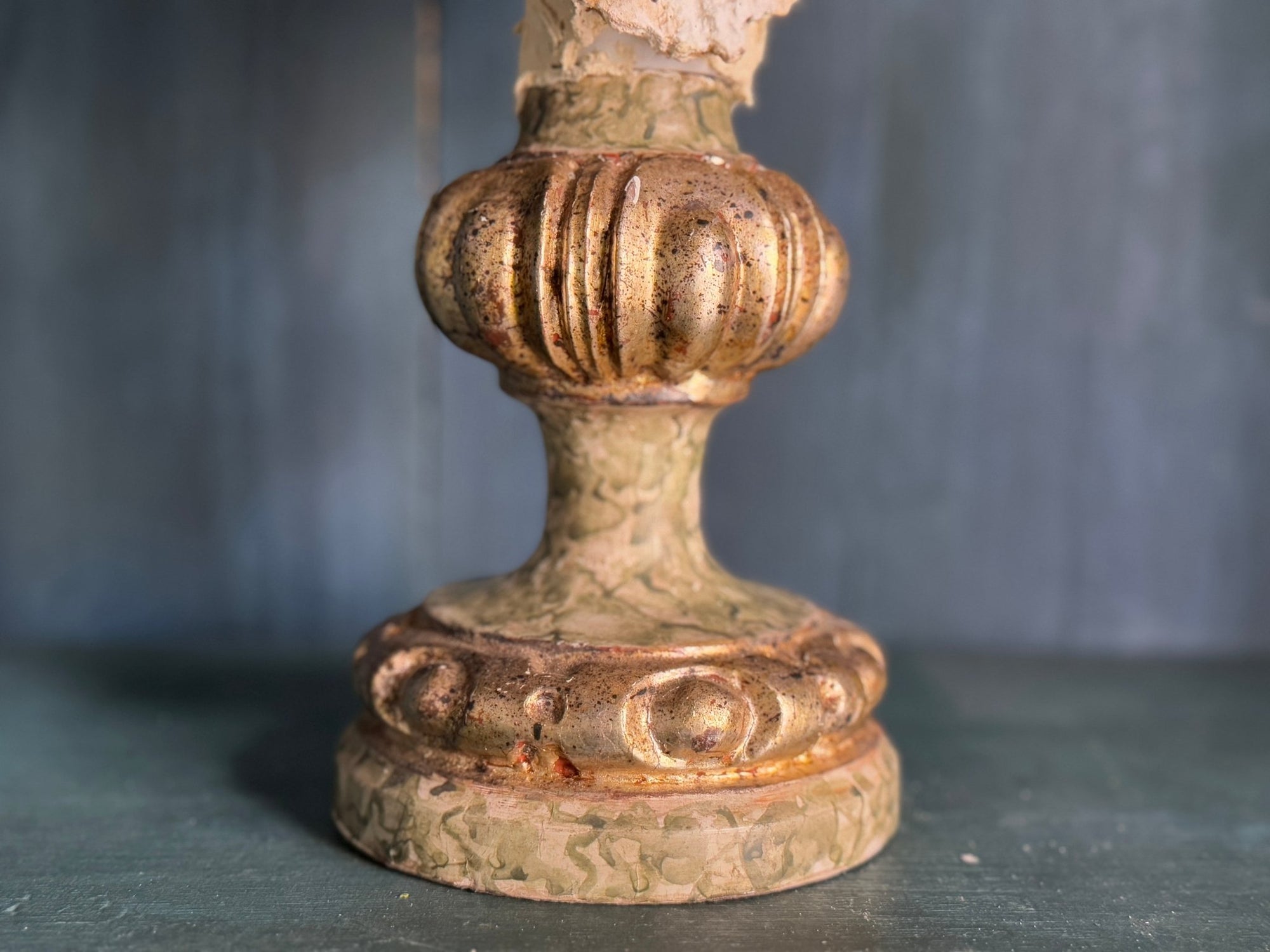 Coral Mounted on Antique Fragment