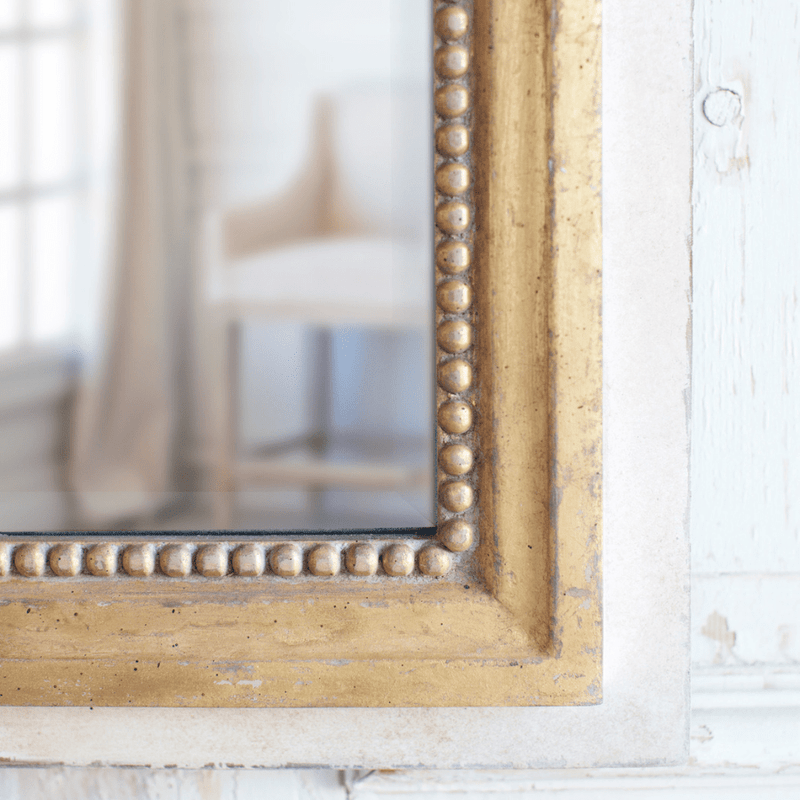 Eugenie Panel Mirror in Toasted Almond Finish
