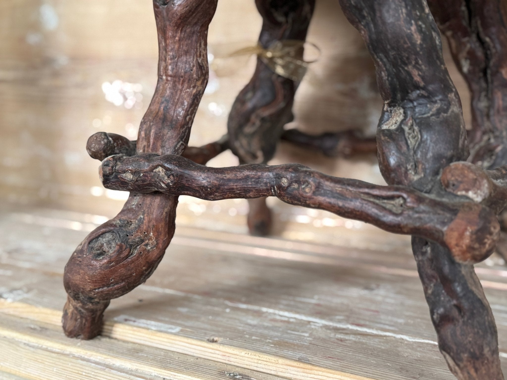 European Grapevine Stool Circa 1950's