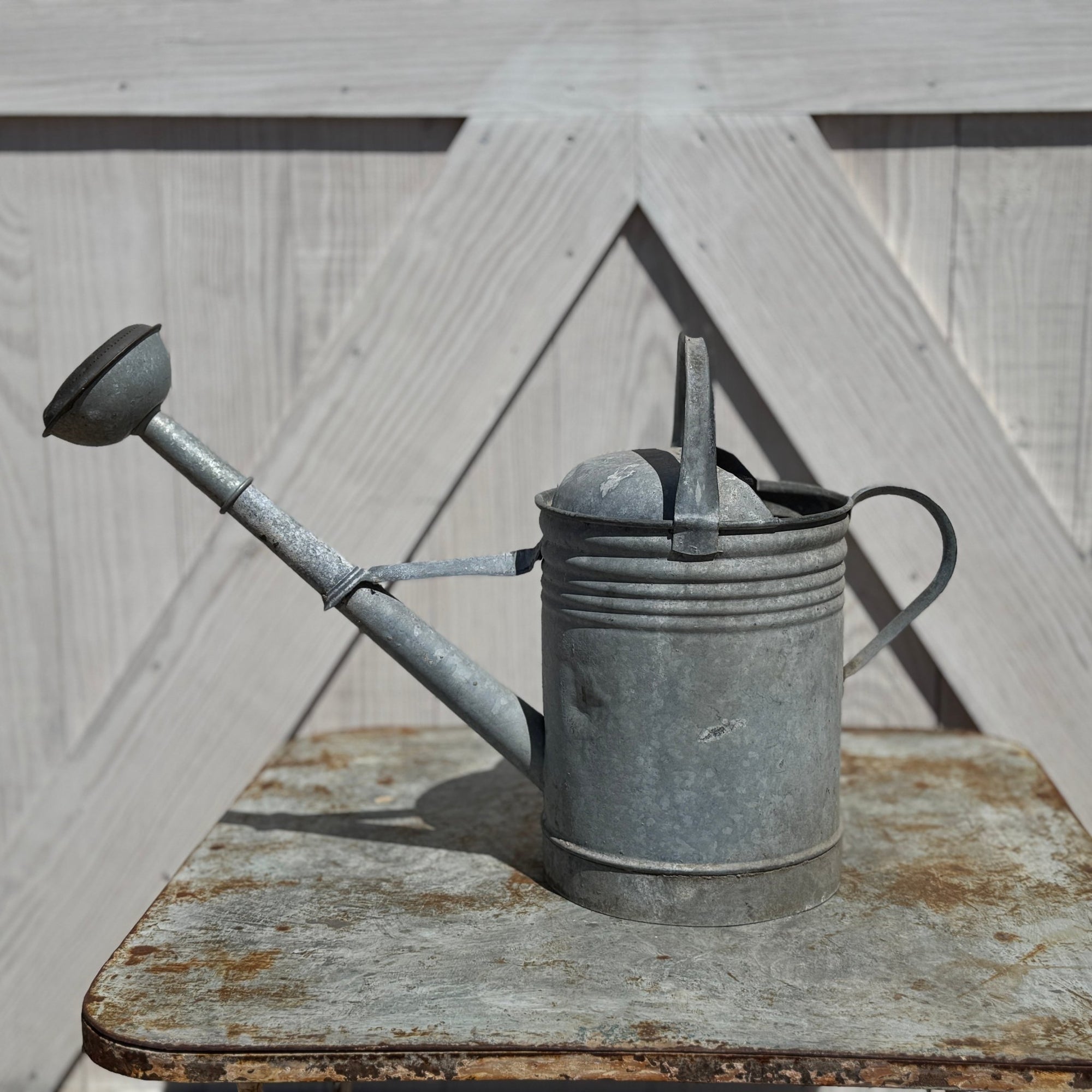 Found European Zinc Watering Can